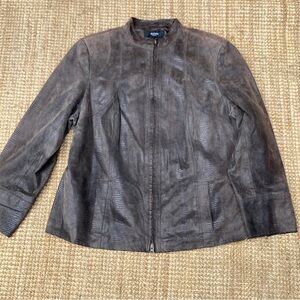 XL Brown Leather jacket